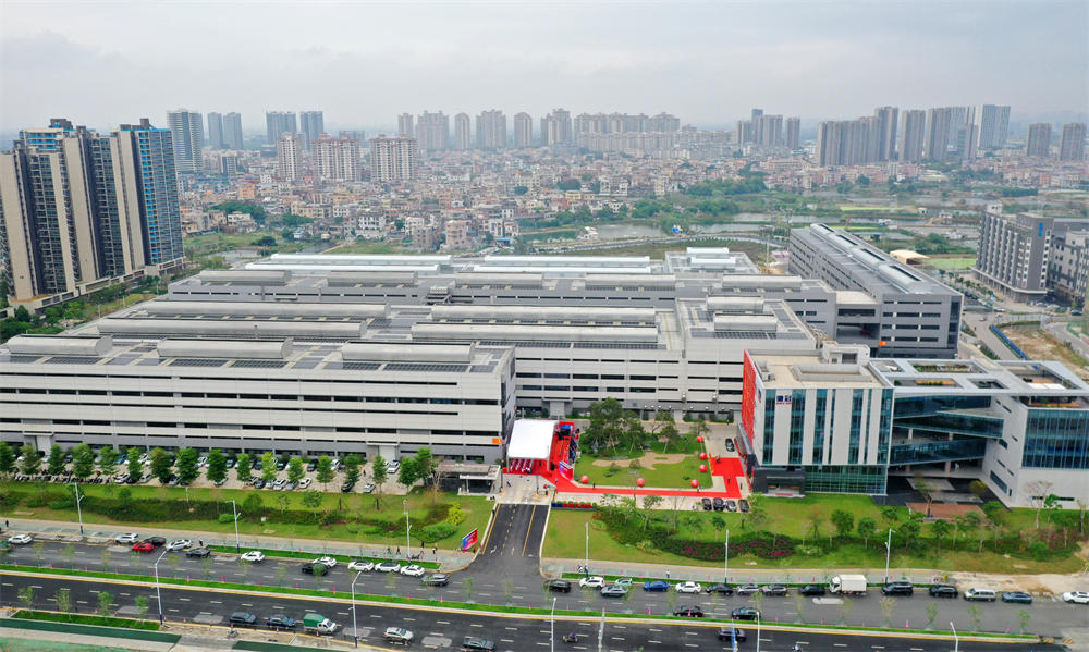 德冠中兴科技园园区航拍全景